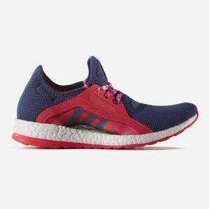 NEW Adidas Pure Boost X AQ6680 White-Navy blue-Red Womens 9.5 US 42 EUR